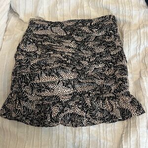 Zara printed skirt
